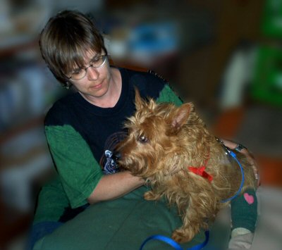 Rohna glues down Kumbi's Fentanyl patch