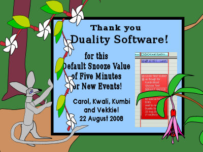 Thank you, Duality Software!