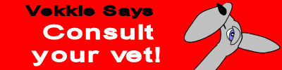 Check all information with your vet!