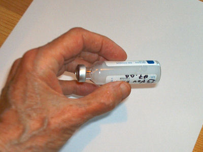 Check insulin in the vial