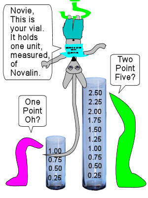 Novie, this is your vial