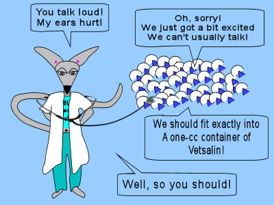 Vekkie' ears hurt